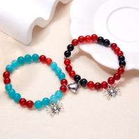 ราคา สร้อยข้อมือแมงมุมฮาโลวีน2ชิ้นสำหรับผู้หญิงผู้ชายกำไลข้อมือแม่เหล็กรูปหัวใจสำหรับคู่รักคู่รักของขวัญเครื่องประดับสำหรับเทศกาลคู่รัก (21171271065)