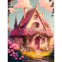 ราคา RUOPOTY ภาพวาดตัวเลขบ้านภาพวาดพร้อมกรอบด้วยตัวเลขภูมิทัศน์การ์ตูนภาพวาดบนผ้าใบของขวัญศิลปะติดผนังทำเอง (20980009655)