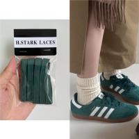 ราคา เชือกผูกรองเท้าผ้าฝ้ายใช้สำหรับรองเท้าการฝึกอบรม Adidas รองเท้าสเก็ตบอร์ดกันลื่นผ้าฝ้ายแท้ samba รองเท้าเชือกผูกรองเท้า (21016824451)