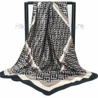 ราคา Happy ผ้าพันคอ ผ้าคลุมไหล่ สไตล์โบฮีเมียน ไหล่ ผ้าพันคอ silk scarf (15738257886)