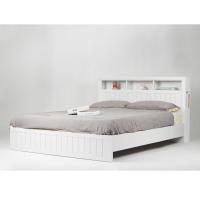 ราคา ส่งฟรี เตียง 5 ฟุต สไตล์วินเทจ ข้างลอย หัวเตียงมีช่องวางของ รุ่น B5057 กรุณาอ่านรายละเอียด ก่อนสั่งซื้อ (19207359417)