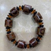 ราคา หินทิเบตอะเกตแท้แบบทิเบตสินค้าเก่าสามตา Tianzhu สร้อยข้อมือหยกชอควอร์ตซ์สำหรับผู้ชายและผู้หญิงกำไลข้อมือหยก (13598379412)