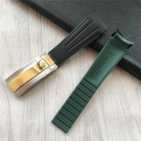 ราคา 2023 New Rolex สายนาฬิกาข้อมือยาง กันน้ํา กันฝุ่น 20 มม สําหรับ Dweller Submariner Datejust (19859459646)