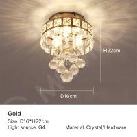 ราคา ไฟเพดาน Led คริสตัลหรูหราเรียบง่ายโคมไฟติดเพดานทันสมัยระเบียงทางเดินห้องนอนห้องนั่งเล่นห้องครัวโคมระย้าในบ้าน (19840388315)