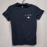 ราคา Converse Plaid pocket relaxed tee black (18436654164)