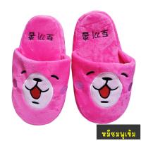 ราคา รองเท้าเดินในบ้าน slippers ฟรีไซส์ 36 42 พื้นหนานุ่ม รองเท้าแตะ รองเท้าใส่เดินในบ้านลายการ์ตูนน่ารักๆ (17666811496)