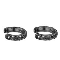 ราคา ต่างหู ผู้ชาย ตุ้มหูผู้ชาย จิวหูผู้ชาย แฟชั่น1เหล็กกล้าไร้สนิมคู่ Scrub ทอง เงิน สีดำต่างหูเม็ดกลม Hoop ต่างหูเครื่องประดับ (17472946174)