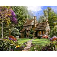 ราคา ระบายสีด้วยตัวเลข40 50ซม กรอบรูปดีไอวายการระบายสีด้วยมือภาพวาดภูมิทัศน์เมืองขนาดเล็กการบีบอัดมือวาดด้วยมือภาพวาดสีน้ำมันตกแต่งชีวิตในบ้านแบบ DIY (17334233839)