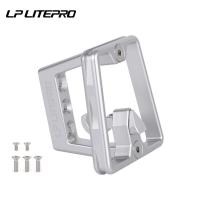 ราคา LP Litepro พับจักรยานด้านหน้า C Arrier บล็อก3หลุมอลูมิเนียมแสงอัลตร้าหมูจมูกด้านหน้ายึดพับจักรยานกระเป๋า H Older สำหรับ Brompton birdy Dahon Tern Fnhon Java Crius (16080063505)