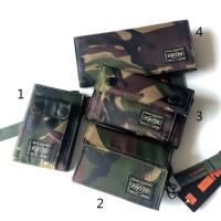 ราคา กระเป๋าสตางค์Yoshida Porter Wallet Velcro กระเป๋าสตางค์ใบสั้นลายพราง Camouflage Jungle Wallet (13903772969)