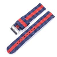 ราคา สายนาฬิกาผ้าไนล่อนสายนาฬิกาข้อมือ20มม 22มม พร้อมหัวเข็มขัดสีทองสำหรับ Samsung Galaxy Watch 46มม 42มม Active2 Active1 GearS3สายรัดข้อมือไนล่อนสีทองสำหรับ Galaxy Watch4 (20022989681)