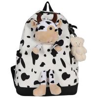 ราคา Japanese Harajuku College Style Cute Cartoon Cow Doll Girl Soft School Bag Funny Personality Backpack (19792473172)