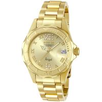 ราคา Invicta Womens 14397 Angel Analog Swiss Quartz Gold Watch (10710625969)