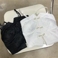 ราคา เสื้อกล้ามสายเดี่ยวกี่เพ้าสไตล์จีนแนววินเทจสำหรับผู้หญิงเสื้อสีขาวตัวสั้นใส่ด้านนอกใส่ด้านในใส่ในฤดูร้อน (20610364452)