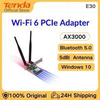 ราคา Tenda WiFi 6 PCIE อะแดปเตอร์ไร้สายบลูทูธ5 0ไร้สาย PCI Express อะแดปเตอร์ E30 AX3000 BT การ์ดเครือข่าย Dual Band 2 4กรัม5กิกะเฮิร์ตซ์ PCLE (20619147341)