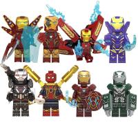 ราคา Compatible with LEGO Avengers Iron Man building block minifigure MK85 War Machine Hulkbuster armor assembly toy for men (20454082738)