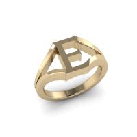 ราคา แหวนตัวอักษร E ทองคำ 14K (10159770688)