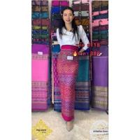 ราคา ผ้าถุง ผ้าซิ่น ผ้าไหมไทย ล้านนา ผ้าไหม ผ้าฝ้าย ผ้าไหมแพรวา ไหมกาสะลอง ทอมือทอลาย (16452155737)
