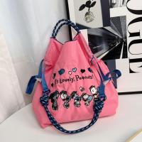 ราคา กระเป๋าดีไซน์เนอร์ปักลายแมวกระเป๋า Eco สำหรับสะพายไหล่สำหรับผู้หญิงกระเป๋าลายกระเป๋าสะพายไหล่เสือลูกบอลเชือกหูจับกระเป๋าถือหญิงกระเป๋าถือและกระเป๋าสตางค์สัตว์กุ๊ก (21092422080)