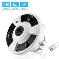 ราคา Hamrol AHD Camera 5MP 1 7MM Fisheye Lens Panoramic 1080P Surveillance IR Night Vision AHD TVI CVI CVBS Analog CCTV Security Camera (9369684111)