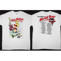 ราคา เสื้อยืด Van Halen Running with the Devils since 78 เสื้อยืด Van Halen World Tour 1978 เสื้อยืด Van Halen (20640872686)