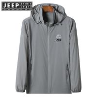 ราคา JEEP SPIRIT 1941 ESTD ชายวัยกลางคนเสื้อผ้าป้องกันแสงแดดเสื้อผ้าพ่อฤดูร้อนผ้าไหมน้ำแข็งบางส่วน Breathable ผิว Windbreaker ตกปลากลางแจ้ง Sun Protection เสื้อผ้าแจ็คเก็ต (15743175412)