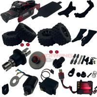 ราคา MJX Hyper Go RC รถอะไหล่รีโมทคอนล14209 14210ดัดแปลงอุปกรณ์เสริมแบตเตอรี่ Differential Shock AbsorberTire (20424578645)