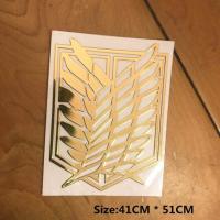 ราคา MT 79 3D Attack On Titan Anime Sticker Luxury 3D Metal Mobile Phone Laptop Car Motorcycle Decal DIY (13912075044)