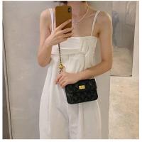 ราคา Chanel mini bag กระเป๋าเย็บตาราง สายโซ่สะพายข้าง กระเป๋าสะพาย กระเป๋าถือ กระเป๋าแฟชั่น เกาหลี ใช้ได้ทุกวัน เกรดพรีเมียม งานเนียบงานดี งานสวย (9858639410)