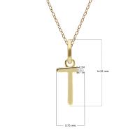 ราคา Gemondo จี้ทองคำแท้ 9 กะรัต 9K ตัวอักษร A B C D E F H J K M N O P R S T V W Y Z ประดับเพชรแท้ หรือ พลอยแท้ จี้ทองคำ จี้ทองแท้ จี้พลอย จี้พลอยแท้ จี้เพชรแท้ (12419385615)