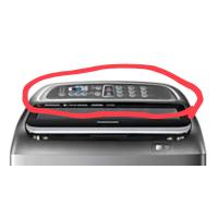 ราคา อะไหล่ของแท้ ฝาครอบด้านนอกเครื่องซักผ้าซัมซุง DC97 19091C SAMSUNG ASSY S PANEL CONTROL รุ่นWA15J6750SP ST WA16J6700SP ST WA16J6750SP ST (14164211029)