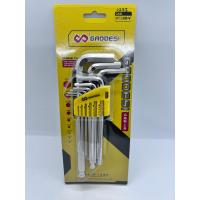 ราคา ประแจหกเหลี่ยม ชุด 9 ตัว ยาว8 นิ้ว หัวเหลี่ยม (12525344489)