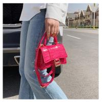 ราคา Fake Crocodile B Button Mini Handbags For Women PU Leather Small Chain Clutch Crossbody Girl Creative Shoulder Messenger Bag (13692980034)