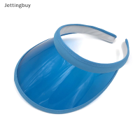 ราคา Jettingbuy หมวกเบสบอลสำหรับผู้หญิงผู้ชายขายดีหมวกพลาสติกพีวีซีใสหมวกบังแดดหมวกแบบมีที่บังแสงจักรยานหมวกบังแดดกีฬา (19768339777)