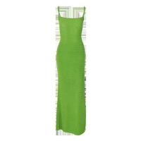 ราคา fgjre335 ขายดีที่สุด เซ็กซี่เปลือย B Odycon ถัก Slit Maxi D Ress ผู้หญิงที่สง่างามพรรคค่ำวันหยุดชายหาดผ้าพันแผลชุดยาว2022ฤดูร้อนสีเขียว (16923881085)