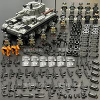 ราคา Compatible with LEGO building blocks military minifigure police tank series assembled special forces boy SWAT educational toys (20344143892)