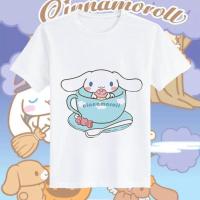 ราคา Walkie เสื้อยืดลําลอง แขนสั้น พิมพ์ลายการ์ตูนอนิเมะ Cinnamoroll Kawaii Sanrio สําหรับเด็ก (20534558653)