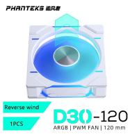 ราคา เคส D30 120 Phanteks 120มม Fan Regulareverse Airflow 4pin PWM หนา30มม เย็บไร้สายสีเมจิกสี่ด้าน (20065456648)