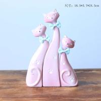 ราคา ครอบครัวแมวสีชมพู 3 ตัว ตุ๊กตาแมวเซรามิก ตุ๊กตาแต่งสวน แมว ตุ๊กตาสัตว์ แต่งสวน เซ็ทครอบครัวแมวสีชมพู 3 ตัว มินิมอลน่ารัก เซรามิก วินเทจ (20801205357)