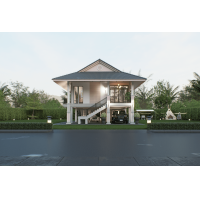 ราคา 145 แบบบ้าน บ้านชั้นเดียว 3 ห้องนอน 2 ห้องน้ำ (21288292493)