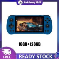 ราคา BaiC Powkiddy X55 Handheld Game Console 5 5 Inch Screen Portable Handheld Game Machine 4000mAh Rechargeable Battery (20912670388)