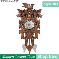 ราคา ฝีมือไม้นาฬิกากุ๊กกูบ้านต้นไม้นาฬิกาติดผนังมีสไตล์ศิลปะวินเทจตกแต่งบ้าน (12534937209)