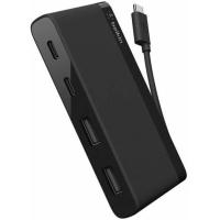 ราคา Belkin 4 Port USB C Hub Ultra Portable Design USB Type C Hub Docking Station With Two USB C Two USB A Ports USB Hub Connects Via USB C Cable USB Adapter No Pass Through Charging USB C Hub (19537639048