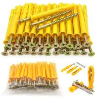 ราคา พุกพลาสติกพุกพลาสติกพร้อมสกรูน็อตพุกเหล็ก พุกพลาสติก น็อตพุก ตอกปูน อิฐ เหล็ก หิน คอนกรีต เหล็ก ไม้ ฝาผนังพุ๊กตะปูพุกตอกพลุ๊กพลาสติก (21090937874)