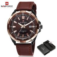 ราคา FLANDR Naviforce 9056 นาฬิกาข้อมือควอตซ์แฟชั่น สายหนัง กันน้ํา หรูหรา สําหรับบุรุษ 2020 (20561102409)