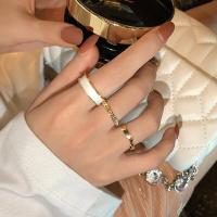 ราคา FINE เกินไปเกาหลีแฟชั่น Retro ทองเงินแหวนมุกชุด Elegant เพชรแหวนสวมนิ้วสตรีเครื่องประดับอัญมณี (9129809738)