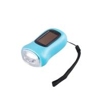 ราคา ที่มีคุณภาพสูง3LED มือหมุนไดนาโม พลังงานแสงอาทิตย์แบบชาร์จไฟฉายสำหรับ C Arabiner ตั้งแคมป์ไฟฉาย (16896790753)