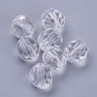 ราคา 200pc Transparent Acrylic Beads Faceted Round Clear 6x5 5mm Hole 1 3mm (20985828828)