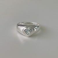 ราคา Winterwinter Jewelry Silver925 เครื่องประดับเงินแท้ เงินแท้925 แหวนเงินแท้ ทรงหนา พลอยแท้หัวใจเล็ก สั่งทำ 7 14 วัน (15226116407)