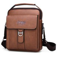 ราคา Luxury Brand JEEP Bag Men Vintage Shoulder Bag For Man Leather Messenger Bag Casual Crossbody Bag Male Business Handbag For IPAD (11313714122)